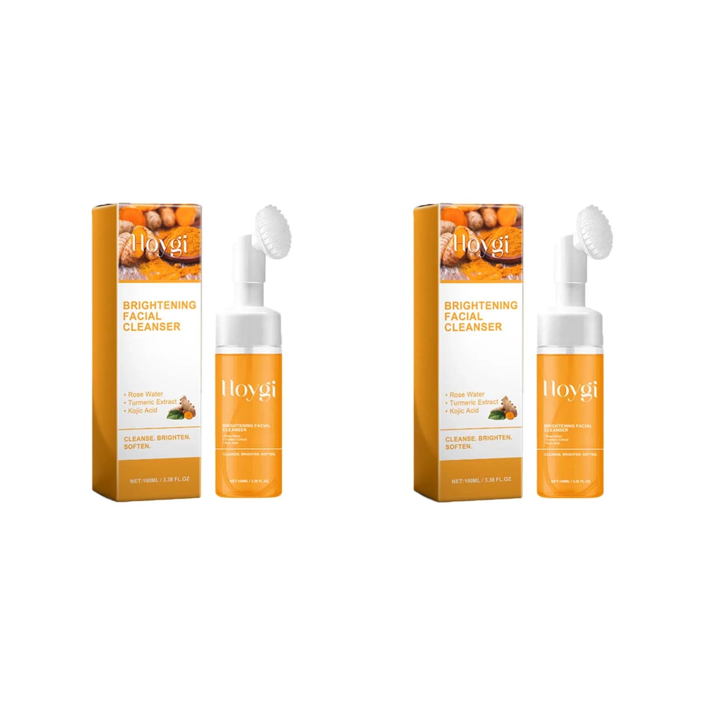 Turmeric Face Cleanser 🧡 Anti-Acne & Brightening Foam