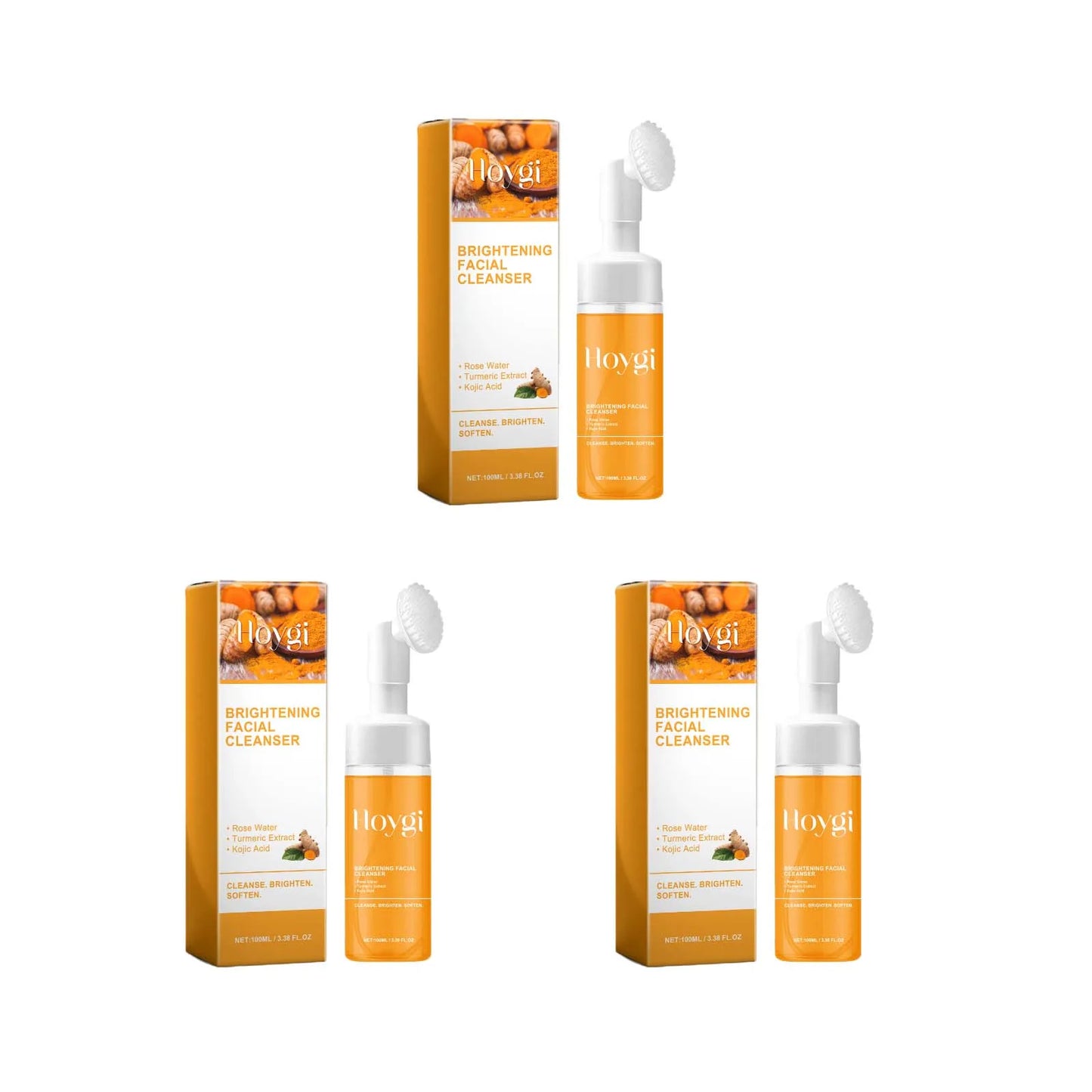 Turmeric Face Cleanser 🧡 Anti-Acne & Brightening Foam