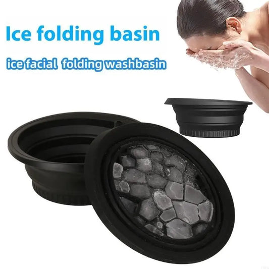 Foldable Ice Facial Bowl ❄️ Silicone Skin Care Tool