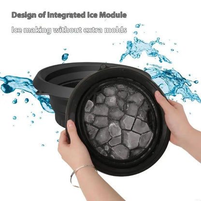 Foldable Ice Facial Bowl ❄️ Silicone Skin Care Tool