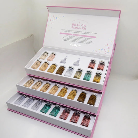 Stayve BB Glow 12 vials/box Korea 8ml BB Glow Starter Kit Foundation Face Serum Cosmetic Ampoule